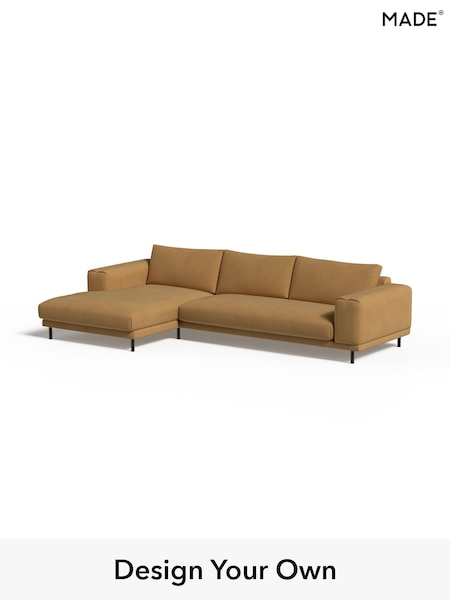 Matt Velvet Easy Clean/Caramel Natural Odin By Made (H42963) | £1,799