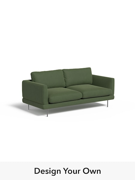 Matt Velvet Easy Clean/Grass Green Lugani By Made (H42966) | £1,199