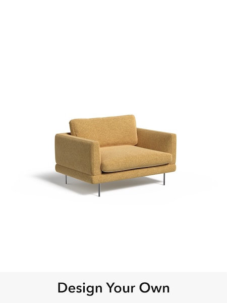Soft Chenille Easy Clean/Yellow Ochre Lugani By Made (H42974) | £1,025
