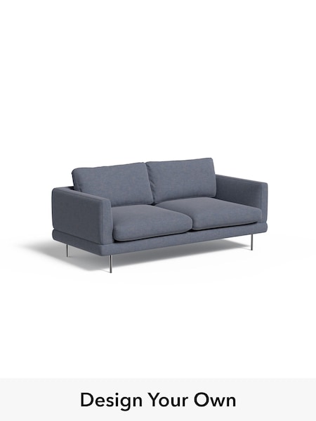 Soft Chenille Easy Clean/Denim Blue Lugani By Made (H42975) | £1,275