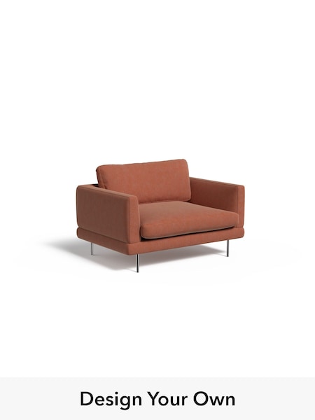 Soft Chenille Easy Clean/Paprika Orange Lugani By Made (H42976) | £1,025