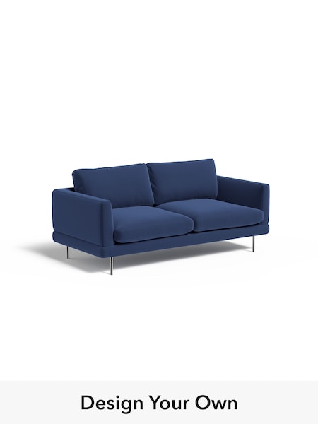 Matt Velvet Easy Clean/Navy Blue Lugani By Made (H42982) | £1,199