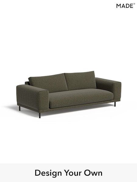 Soft Touch Boucle/Forest Green Odin By Made (H42989) | £1,099