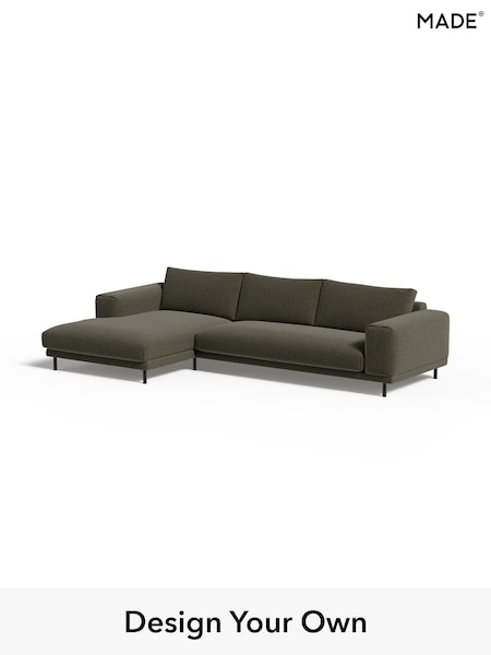 Soft Touch Boucle/Forest Green Odin By Made (H42989) | £1,799