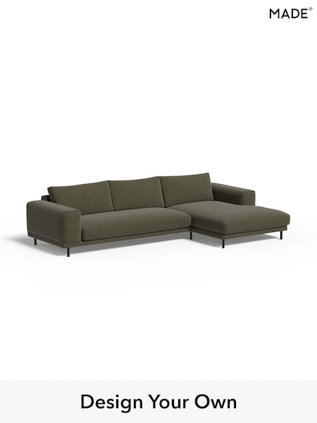 Soft Touch Boucle/Forest Green Odin By Made (H42989) | £1,799