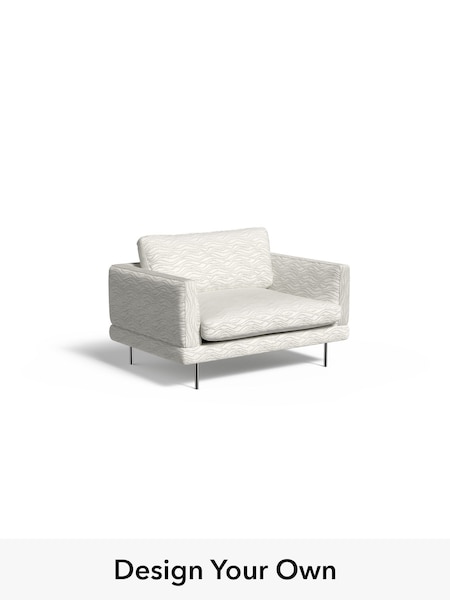 Textured Wave Boucle/Soft White Lugani By Made (H42991) | £1,099