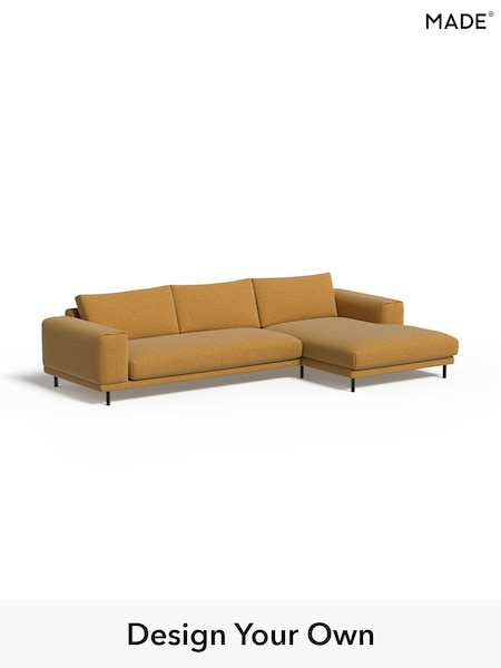 Soft Touch Boucle/Ochre Yellow Odin By Made (H42998) | £1,799