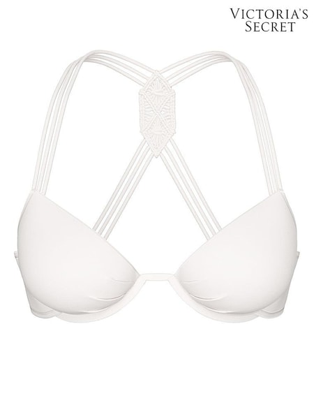 Victoria's Secret Coconut White Macrame Bikini Top (H43244) | £68