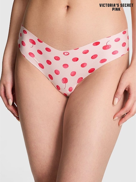 Victoria's Secret PINK Pink Dot Thong No Show Knickers (H43614) | £9