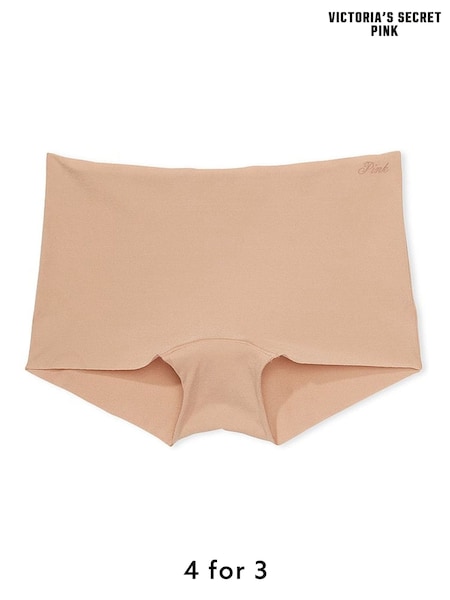 Victoria's Secret PINK Praline Nude Short No Show Knickers (H43679) | £9