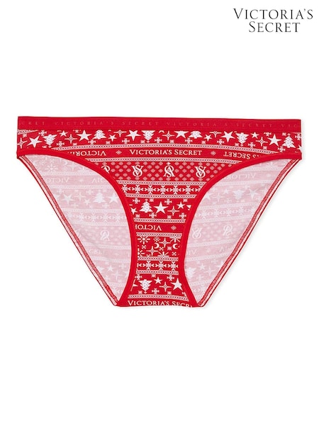 Victoria's Secret Red Fairisle Bikini Knickers (H43791) | £9