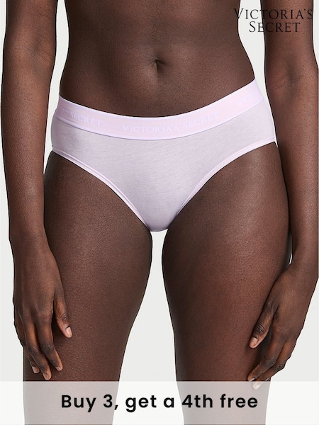 Victoria's Secret Delicate Violet Purple Hipster Logo Knickers (H43849) | £9