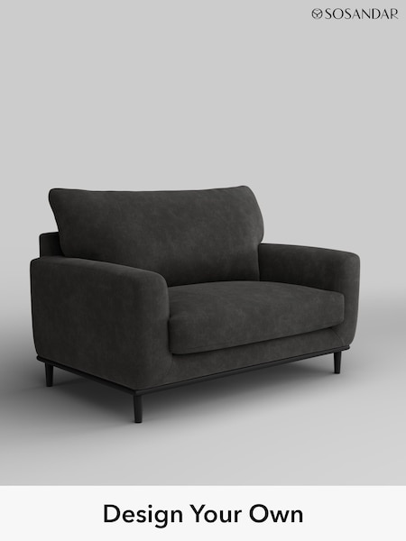 Lisbon Fine Cord/Charcoal Grey Milan By Sosandar (H43910) | £825