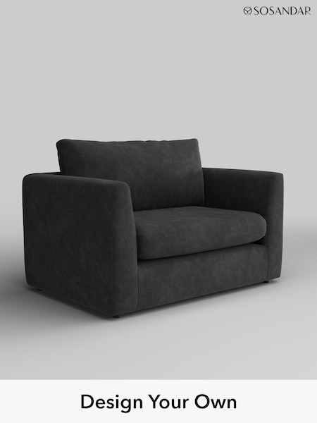Lisbon Fine Cord/Charcoal Grey Palermo By Sosandar (H43912) | £775