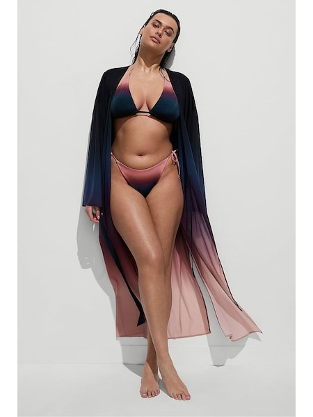 Victoria's Secret Siren Blue Ombre Long Open Back Robe (H43965) | £85