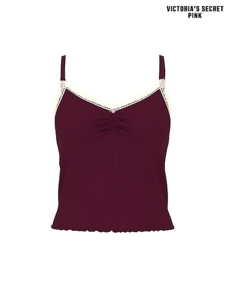 Victoria's Secret PINK Purple Rose Pointelle Cami (H44012) | £19