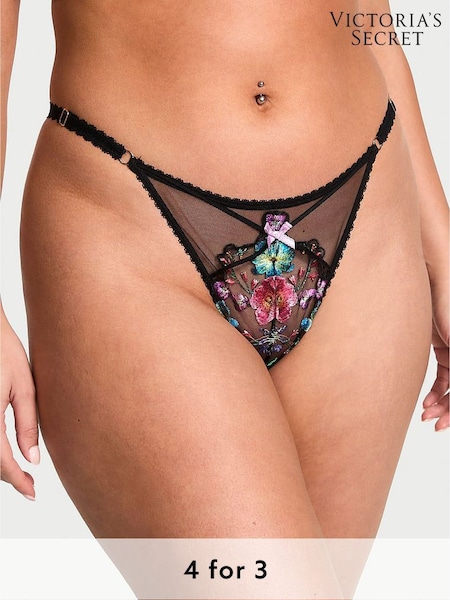Victoria's Secret Black Thong Knickers (H44032) | £20