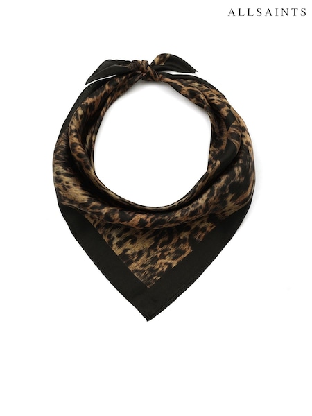 AllSaints Brown Allsaints Aster Gold Brown Bandana (H44075) | £39