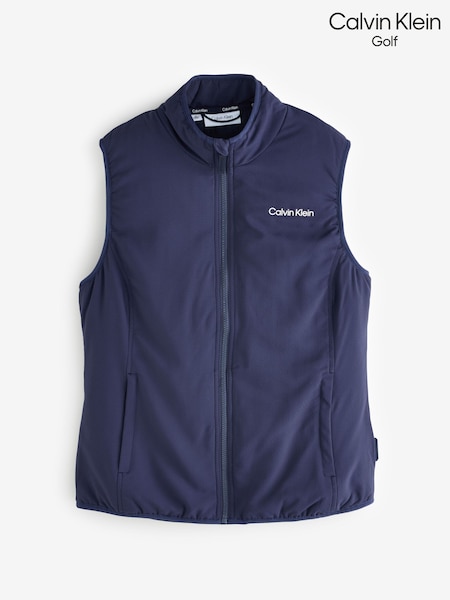 Calvin Klein Golf Blue Faye Full Zip Gilet (H44118) | £70