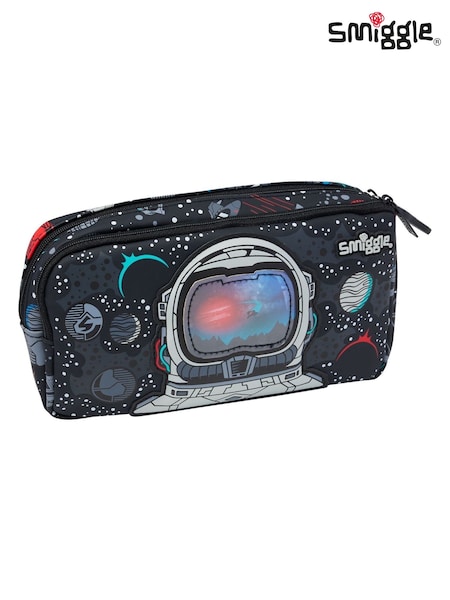 Smiggle Black Eclipse Pocket Character Pencil Case (H44269) | £14