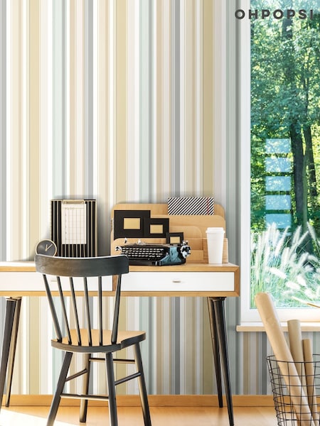 Ohpopsi Lichen Barcode 10M Wallpaper (H44398) | £50