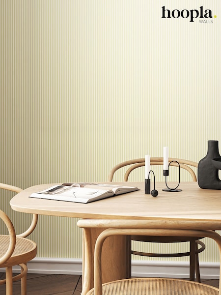 Hoopla Walls Willow Tiny Stripe 10M Wallpaper (H44427) | £35