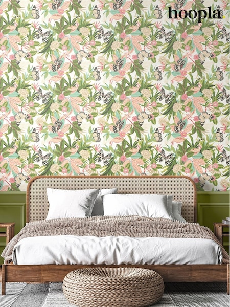 Hoopla Walls French Rose Paradise 10M Wallpaper (H44438) | £45