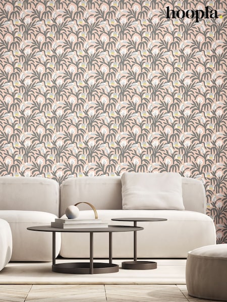 Hoopla Walls Powder Puff Chunky Flower 10M Wallpaper (H44439) | £40