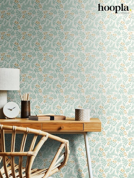 Hoopla Walls Seafoam Petite Posy 10M Wallpaper (H44442) | £40