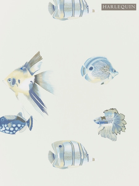Harlequin Indigo or Pebble Kamanu Idyllic 10M Wallpaper (H44536) | £88