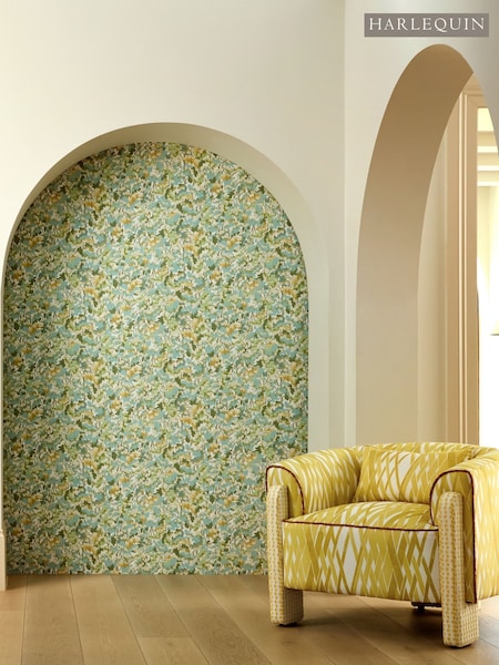 Harlequin Honey/Clover/Sky Tree Tops Idyllic 10M Wallpaper (H44548) | £100