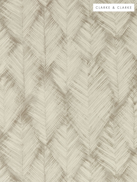 Clarke & Clarke Putty Folius Expressions Performance 10M Wallpaper (H44577) | £78
