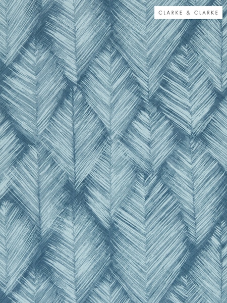 Clarke & Clarke Midnight Folius Expressions Performance 10M Wallpaper (H44590) | £78
