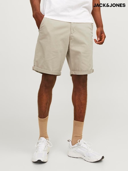 JACK & JONES Natural Chino Shorts (H44616) | £25