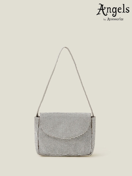 Angels By Accessorize Grey Girls Gem Sparkle Mini Bag (H44678) | £18