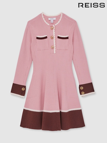 Reiss Pink Willa Dress (H44736) | £80
