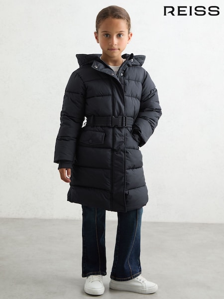 Reiss Navy Alys Coat (H44741) | £98