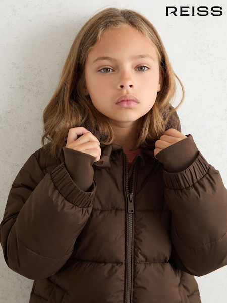 Reiss Chocolate Lumi Coat (H44744) | £96