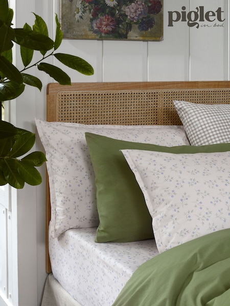 Piglet in Bed Spring Sprig Pillowcases (H44764) | £35