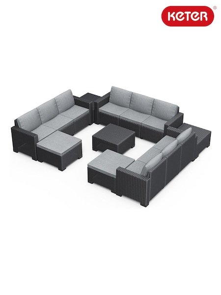 Keter Grey California 11 Seater Lounge Set (H45010) | £1,400
