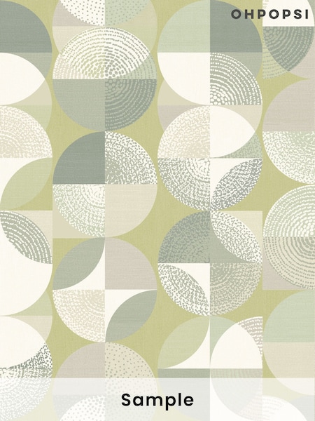 Ohpopsi Thyme Orb A4 Sample Wallpaper (H45016) | £1