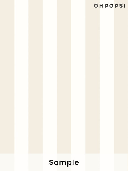 Ohpopsi Parchement Candy Stripe A4 Sample Wallpaper (H45019) | £1