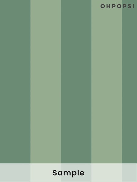 Ohpopsi Forest Bloc Stripe A4 Sample Wallpaper (H45035) | £1