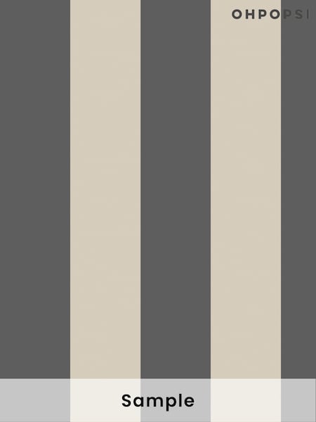 Ohpopsi Onyx Bloc Stripe A4 Sample Wallpaper (H45039) | £1
