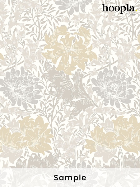 Hoopla Walls Natural Stone Chrysanthemum A4 Wallpaper Sample (H45063) | £1
