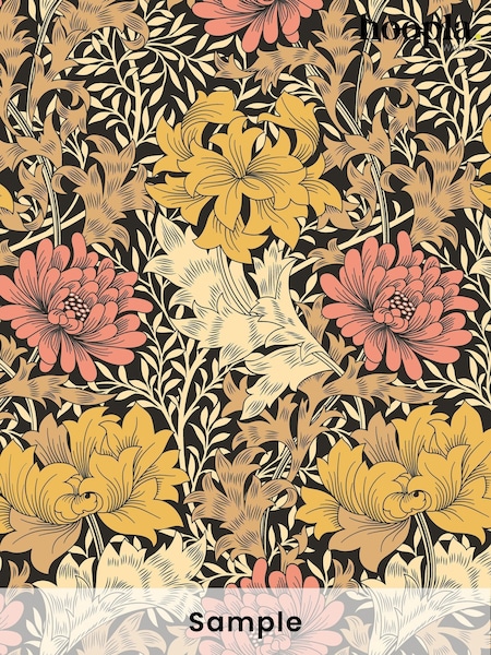 Hoopla Walls Ginger Chrysanthemum A4 Wallpaper Sample (H45073) | £1