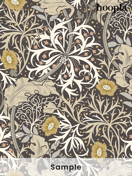 Hoopla Walls Slate Seaweed Garden A4 Wallpaper Sample (H45083) | £1