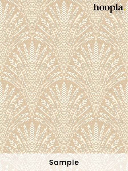 Hoopla Walls Gold Leaf Fan A4 Wallpaper Sample (H45128) | £1