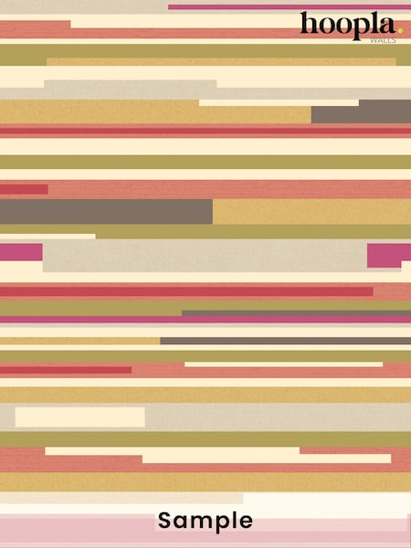 Hoopla Walls Mustard Yellow Building Blocks A4 Wallpaper Sample (H45132) | £1