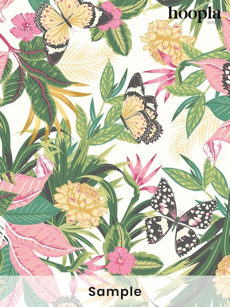 Hoopla Walls Flamingo Paradise A4 Wallpaper Sample (H45139) | £1